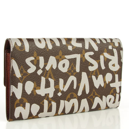 Louis Vuitton Monogram Graffiti Porte-Monnaie Wallet Silver 3 of 7