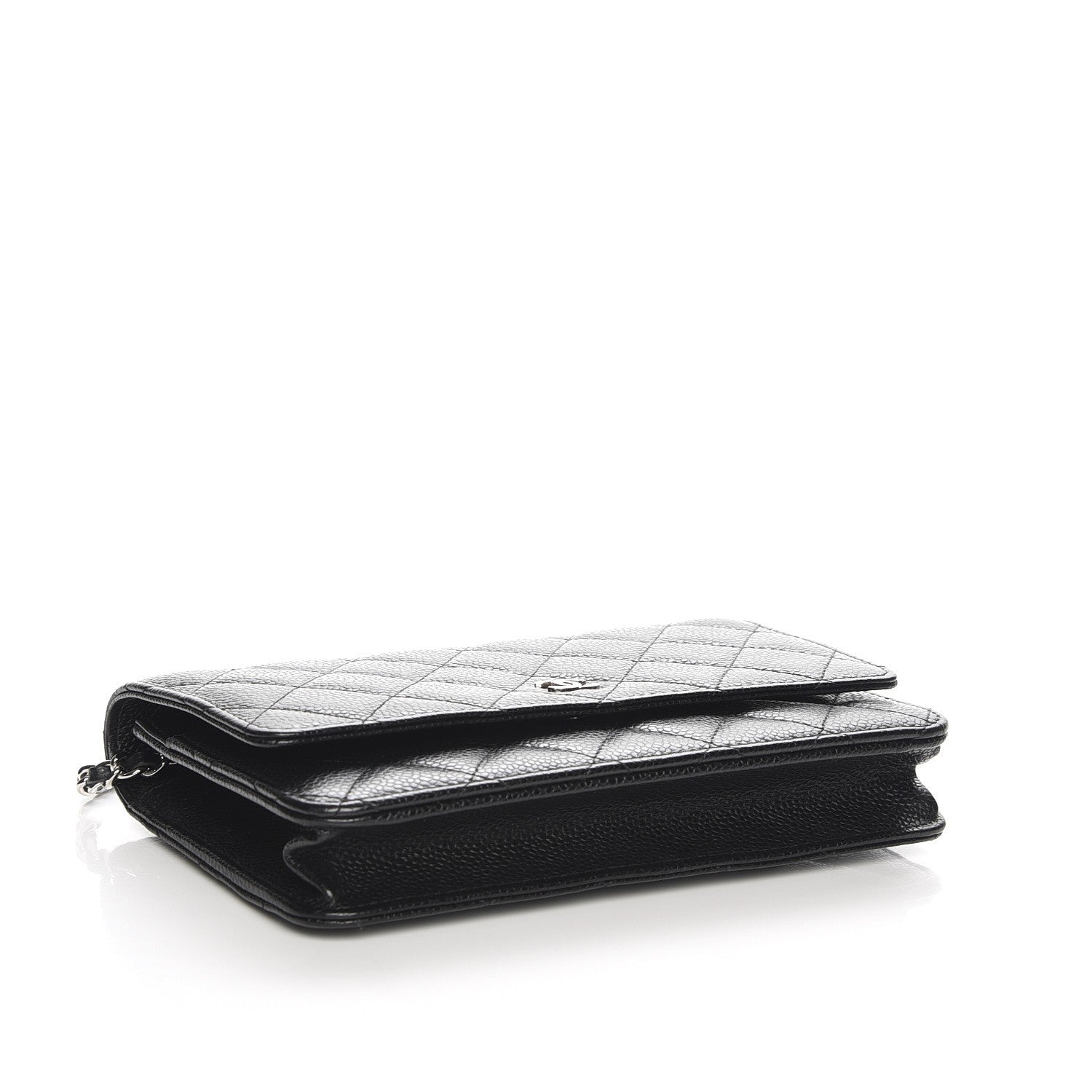 Chanel Caviar Quilted Wallet On Chain WOC Black 4 of 8
