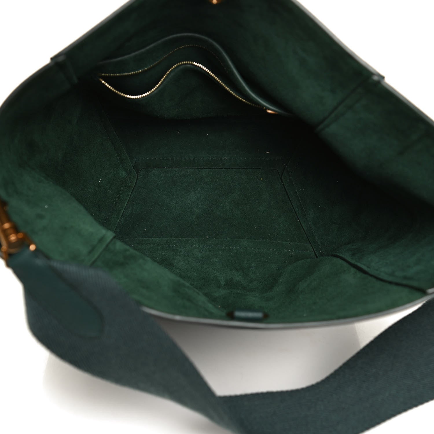 Celine Soft Grained Calfskin Sangle Bucket Bag Amazone 5 of 10