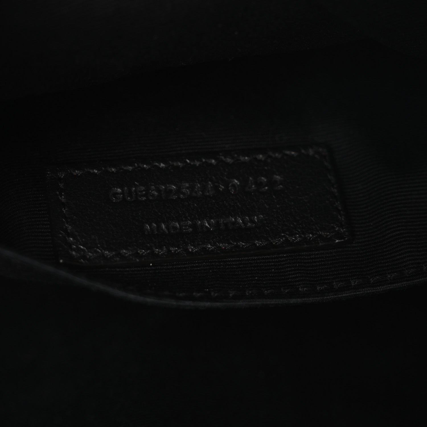 Saint Laurent Calfskin Matelasse Monogram Lou Camera Bag Black 7 of 10