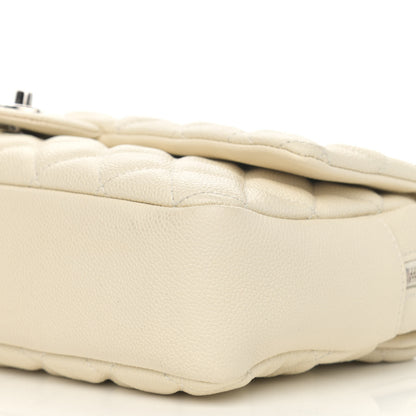 Chanel Caviar Quilted Jumbo Easy Flap Dark White 10 of 13