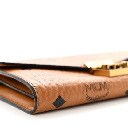 MCM Visetos Large Patricia Wallet On Chain Cognac 11 of 15