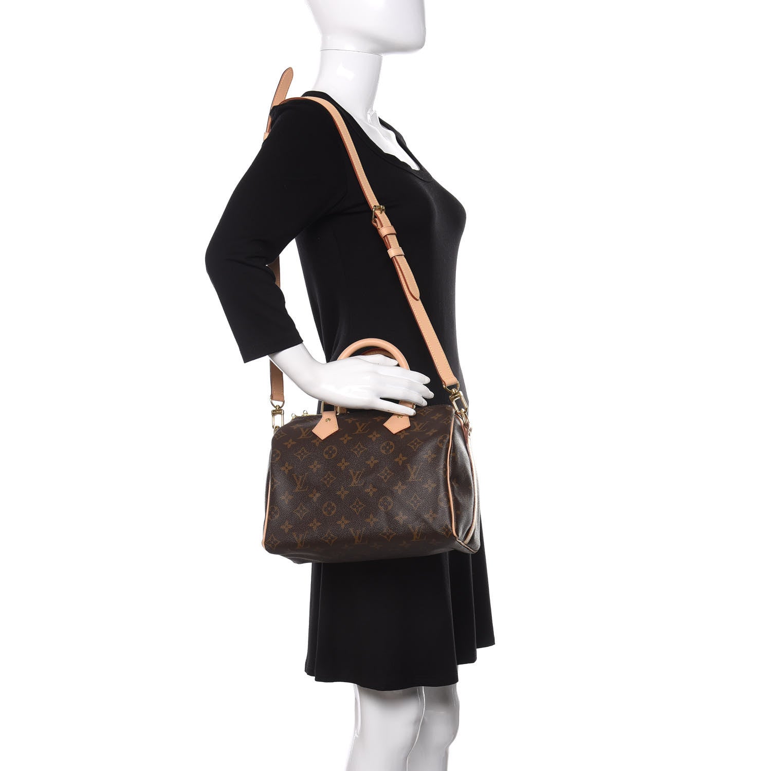 Louis Vuitton Monogram Speedy Bandouliere 25 2 of 10