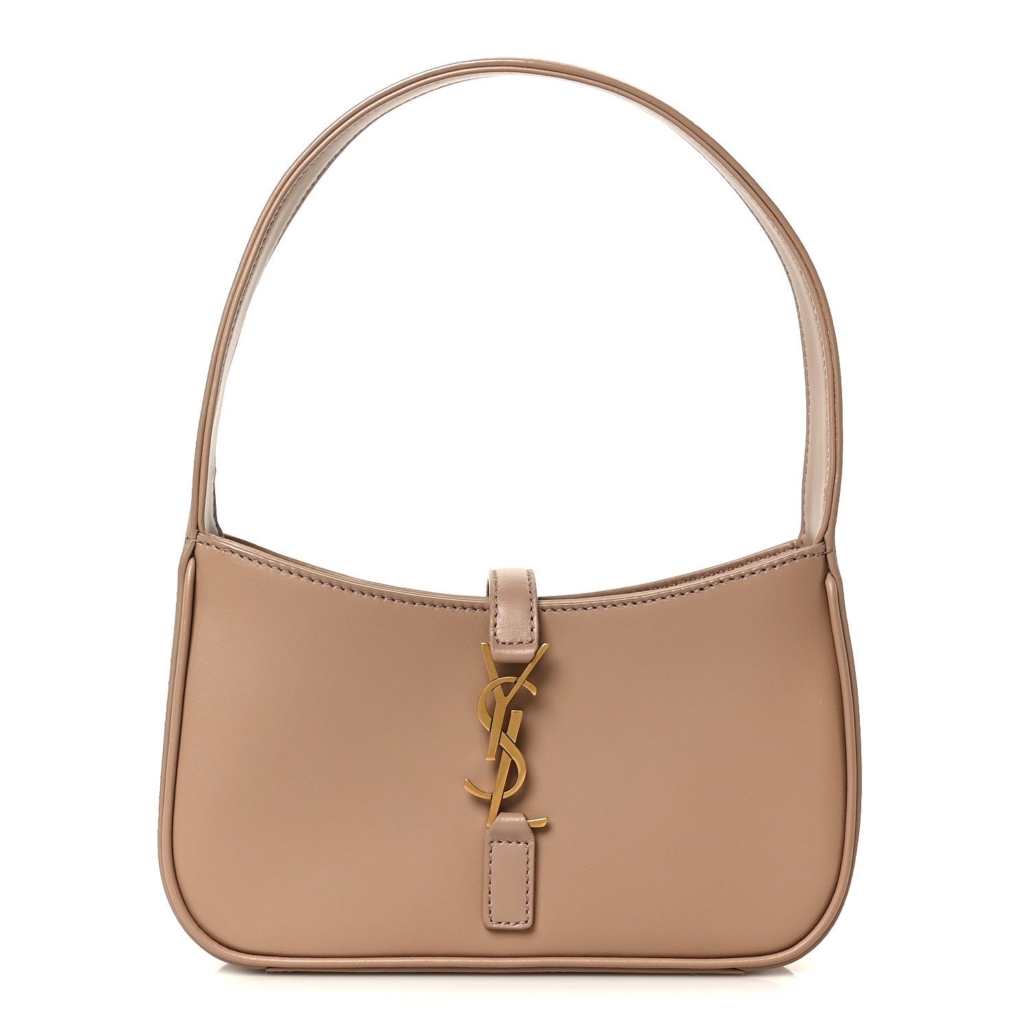 Saint Laurent Smooth Calfskin Le 5 A 7 Mini Hobo Rosy Sand 1 of 10
