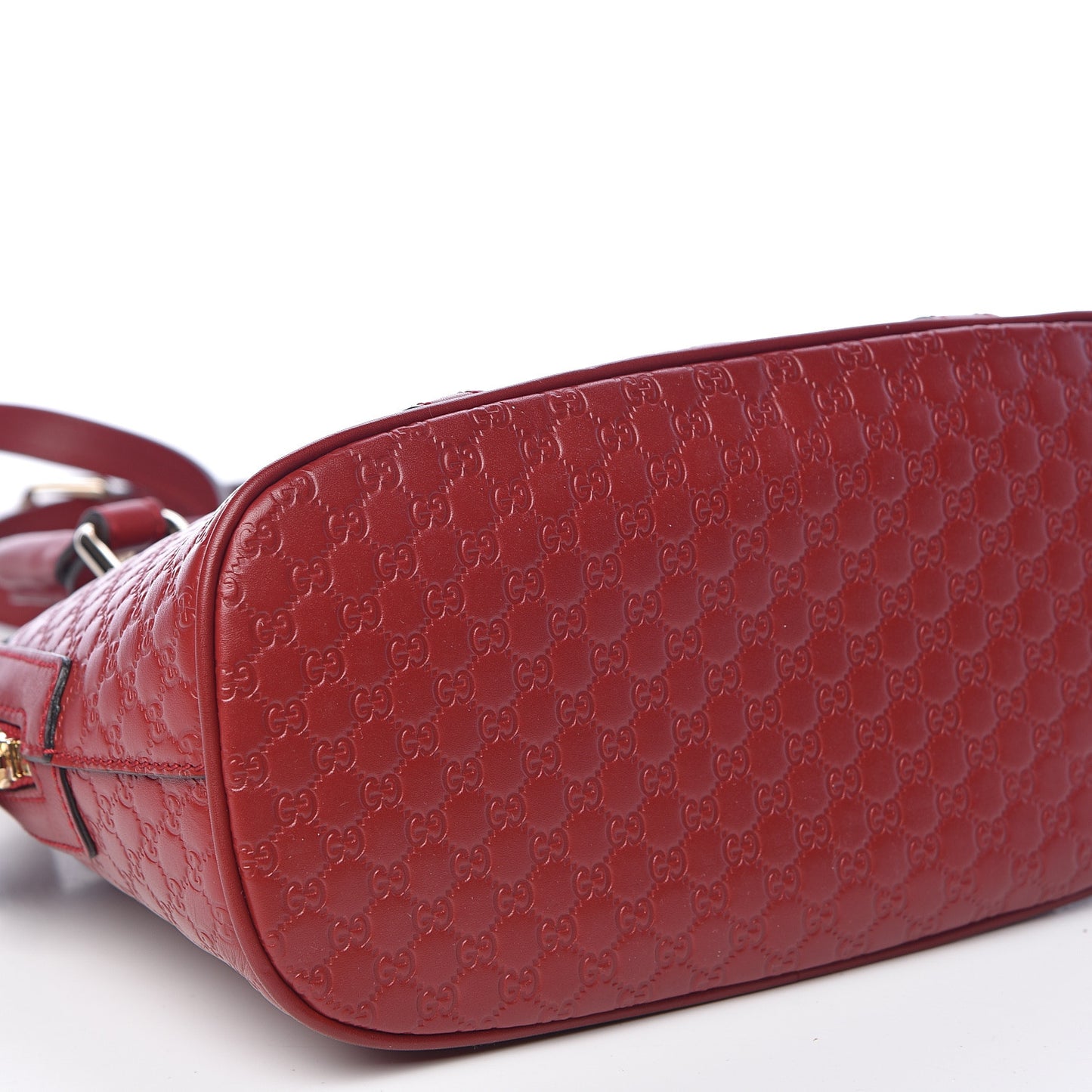 Soft Microguccissima Mini Dome Bag Rosso