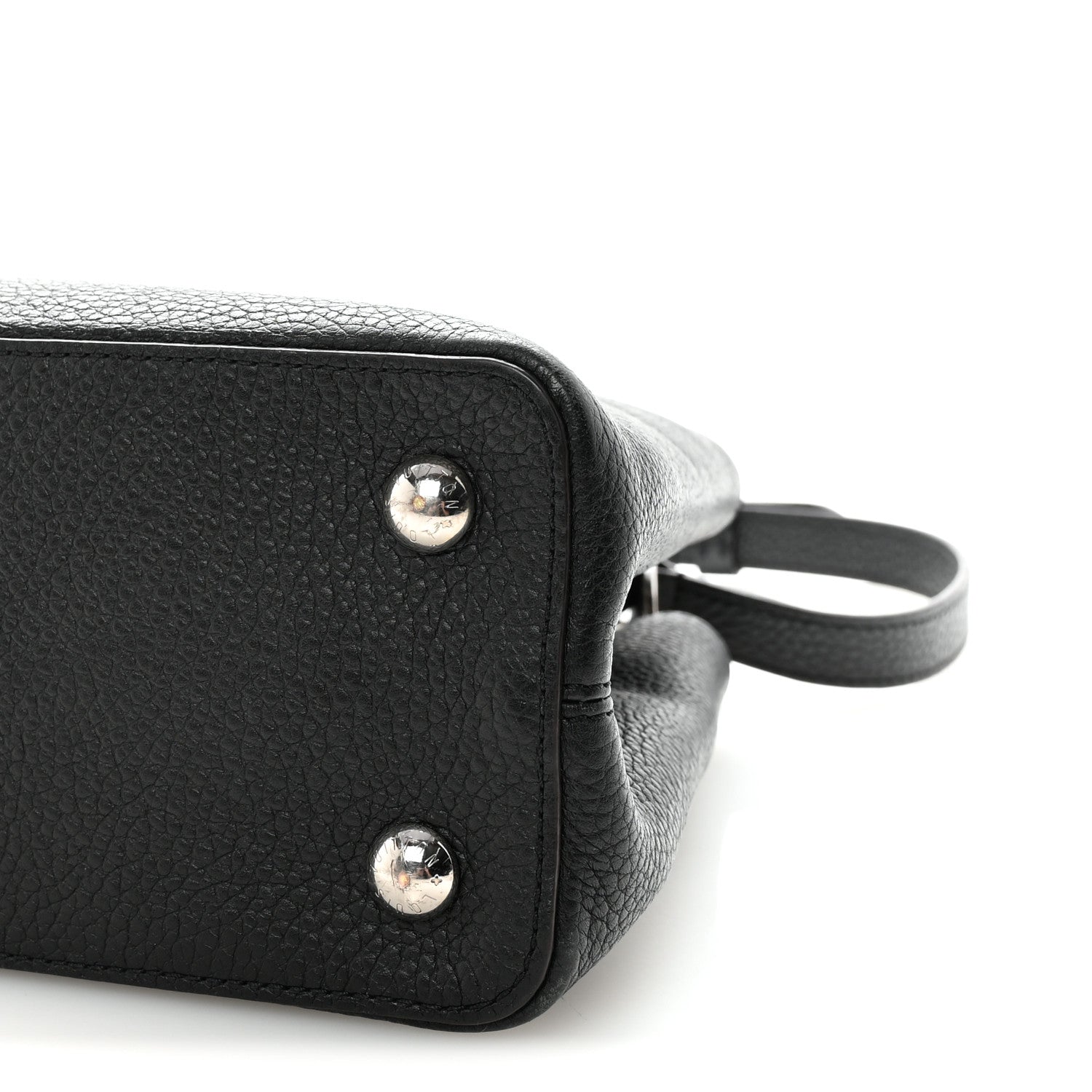 Louis Vuitton Taurillon Capucines PM Black 9 of 9