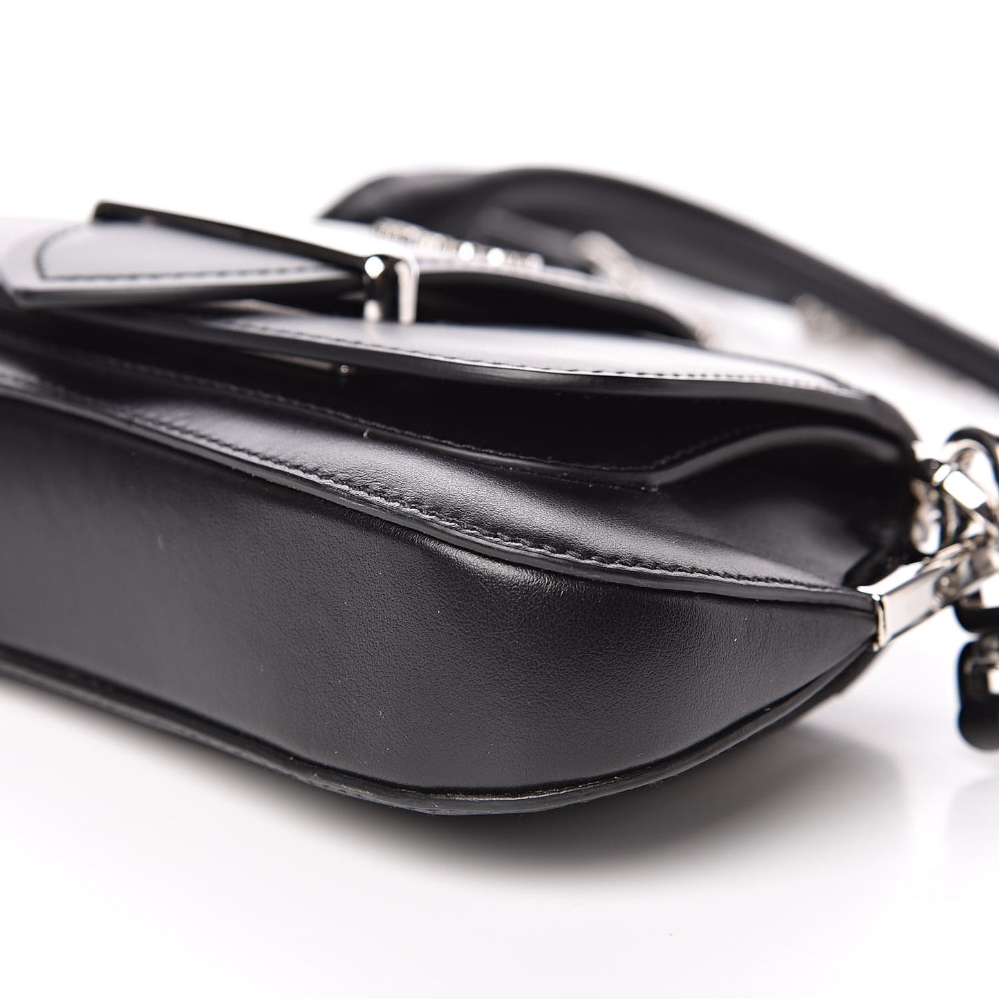 City Calfskin Sidonie Shoulder Bag Black