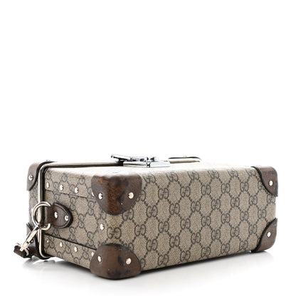 Gucci GG Supreme Monogram Globe-Trotter Beauty Case Brown 4 of 13