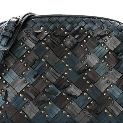 Bottega Veneta Nappa Intrecciato Fringe Studded Nodini Crossbody Messenger Multicolor 8 of 9