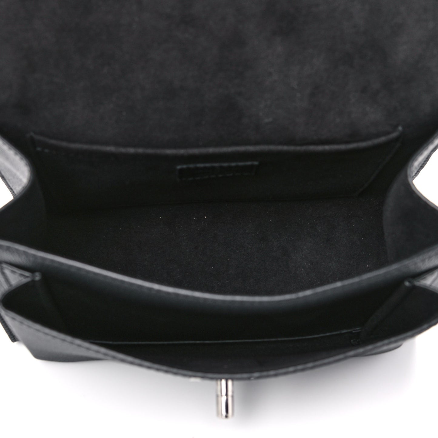 Soft Calfskin My Lockme Chain Bag BB Black