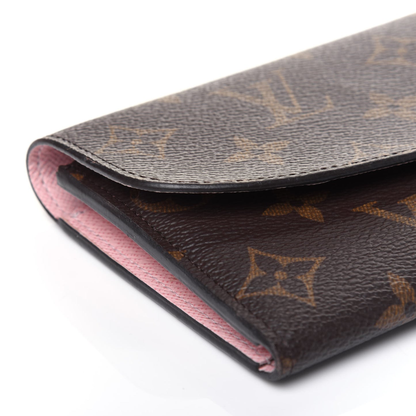 Monogram Emilie Wallet Rose Ballerine