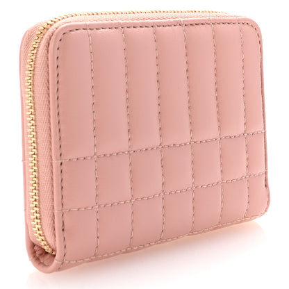 Burberry Lambskin Quilted Mini Lola Zip Wallet Dusty Pink 3 of 6