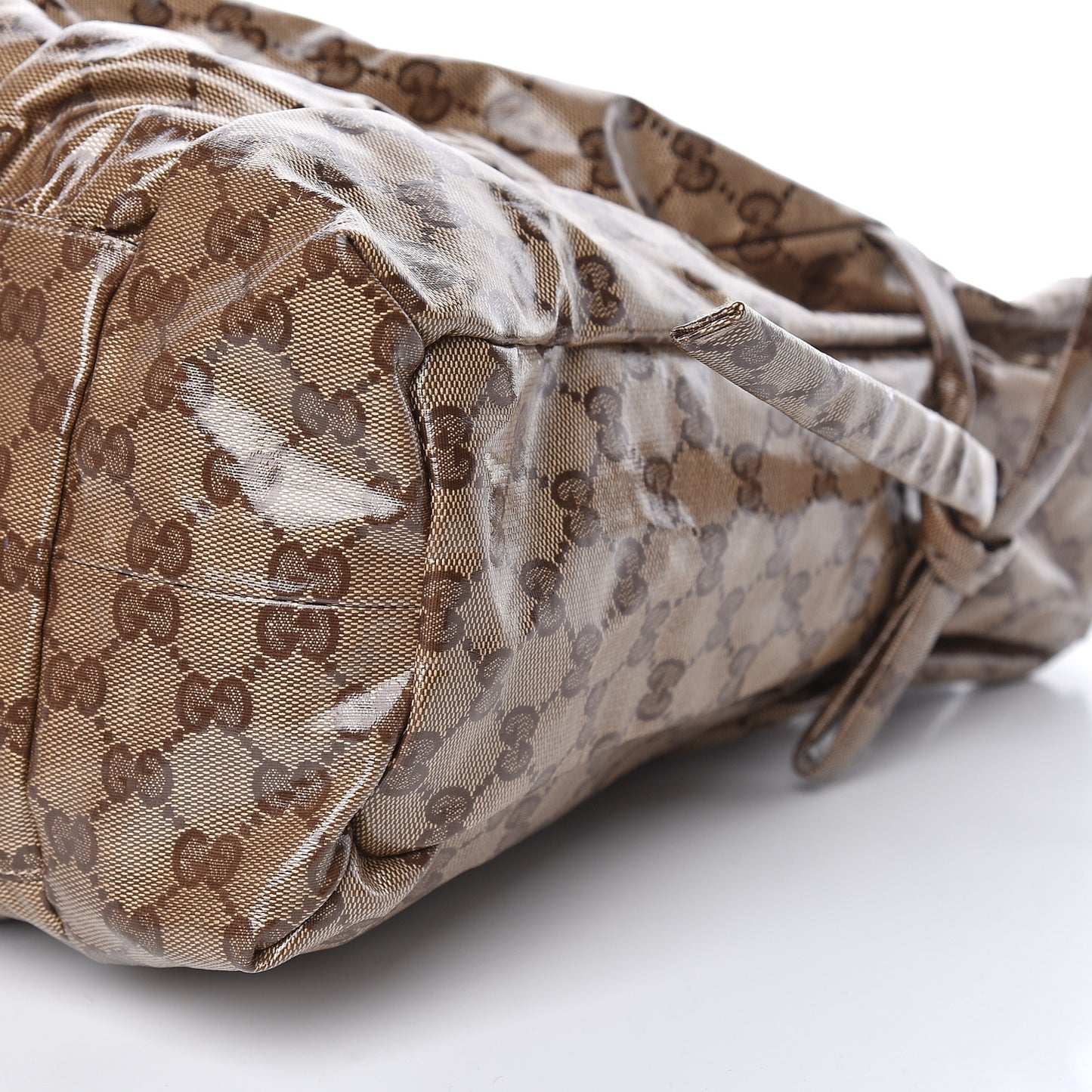 Crystal Monogram Medium Hysteria Tote Brown
