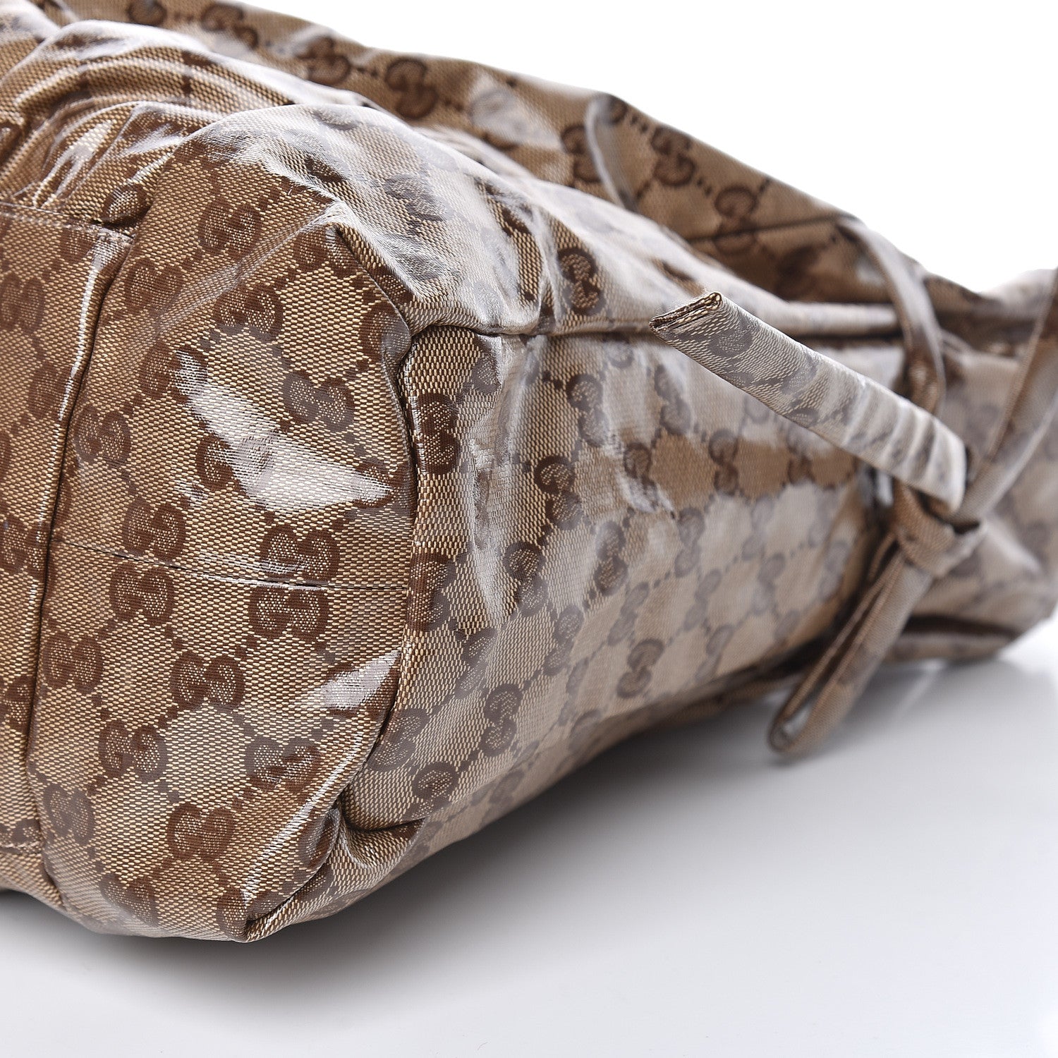 Gucci Crystal Monogram Medium Hysteria Tote Brown 9 of 10