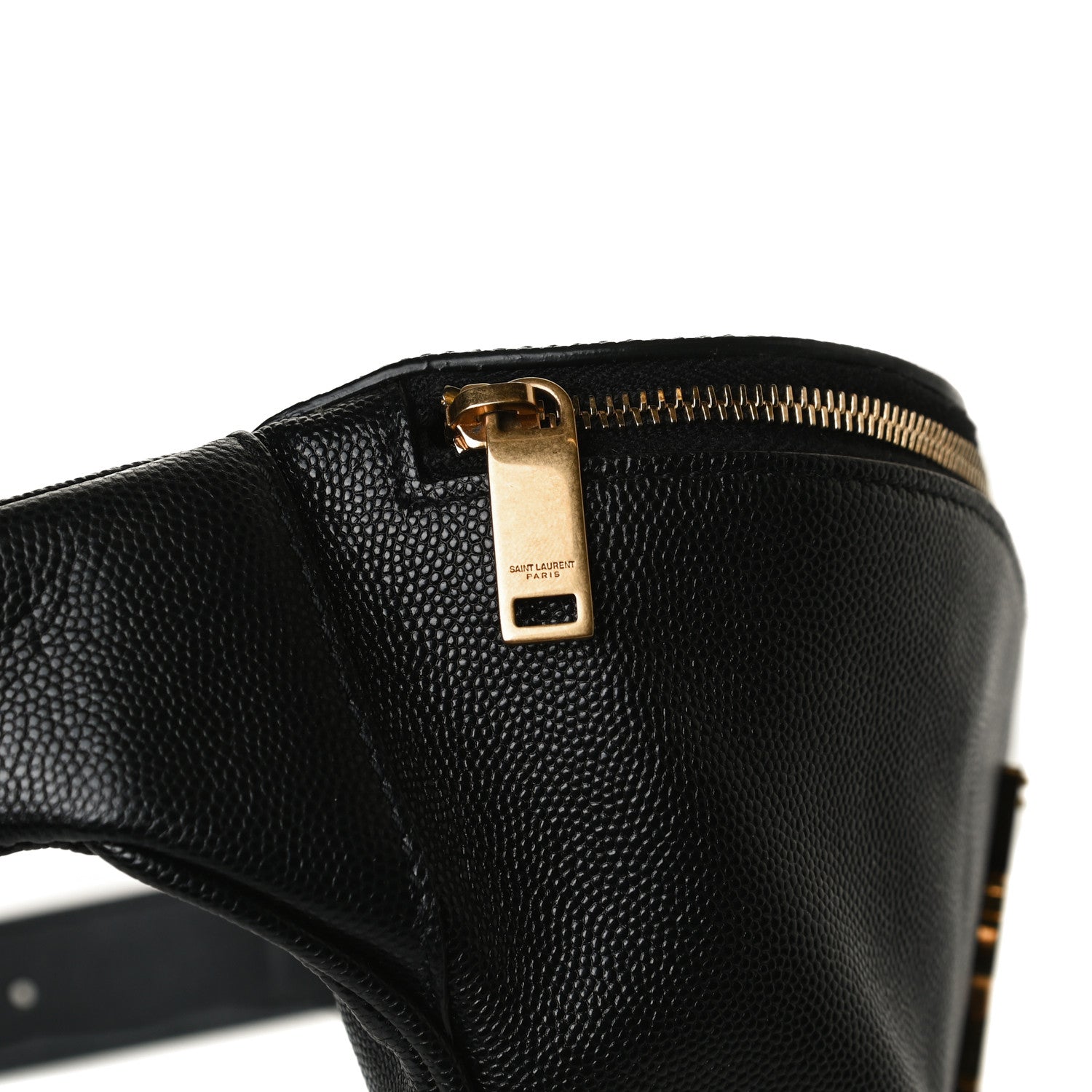 Saint Laurent Grain De Poudre Monogram Belt Bag Black 12 of 13