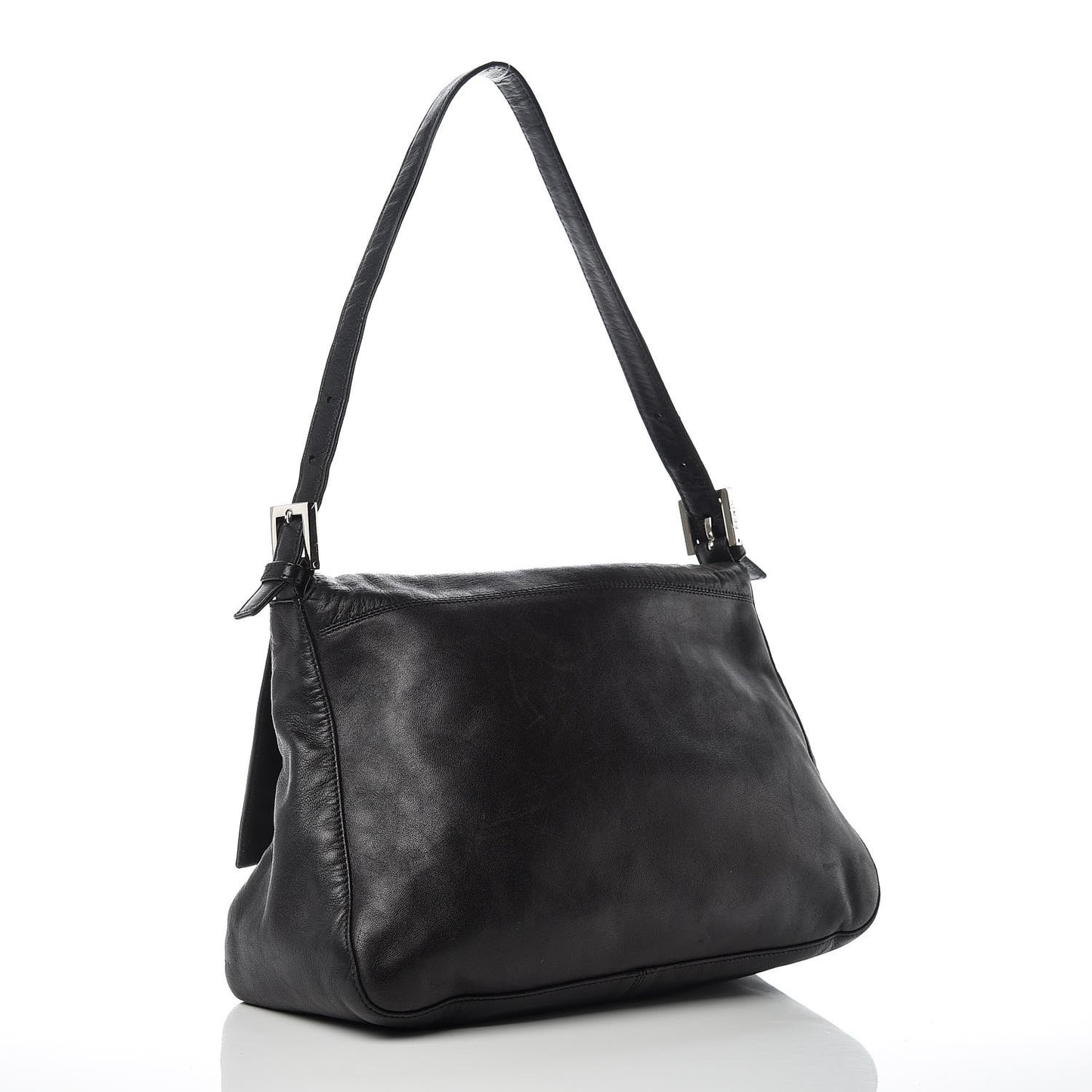 Calfskin Big Forever Mama Baguette Black