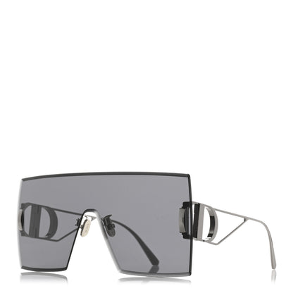 Christian Dior Metal Square 30 Montaigne Sunglasses  Shiny Gunmetal Smoke 1 of 8