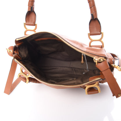 Chloe Calfskin Medium Marcie Satchel Tan 6 of 12