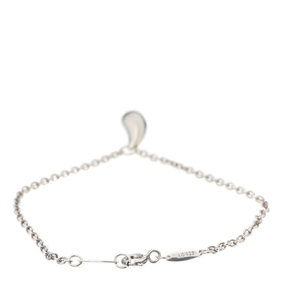 Tiffany Sterling Silver Elsa Peretti Teardrop Charm Bracelet 3 of 5