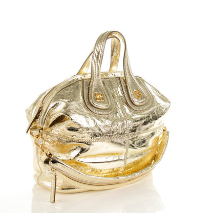 Givenchy Metallic Calfskin Medium Nightingale Gold 3 of 8