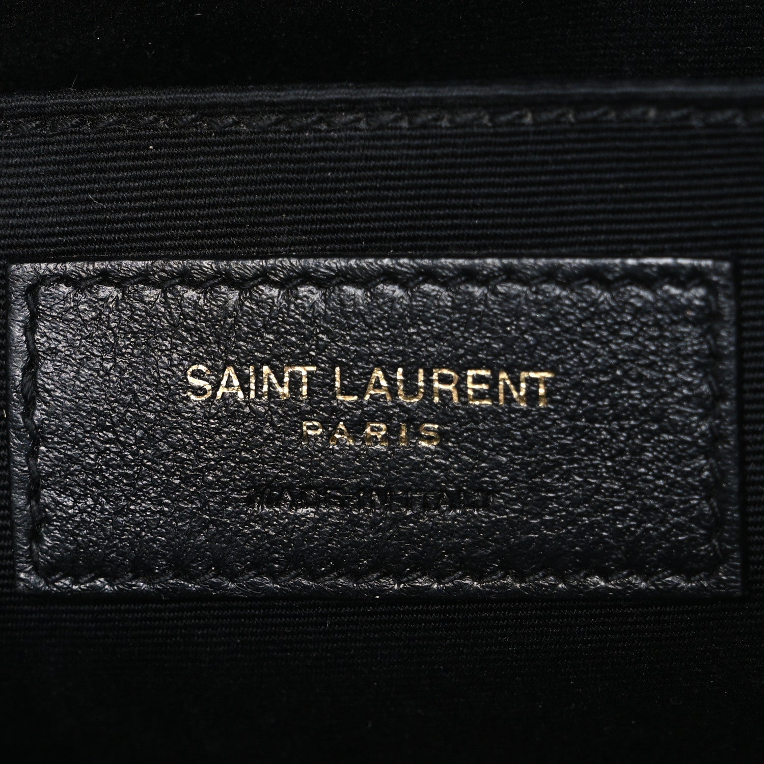 Saint Laurent Suede Calfskin Monogram Lou Camera Bag Black 6 of 12