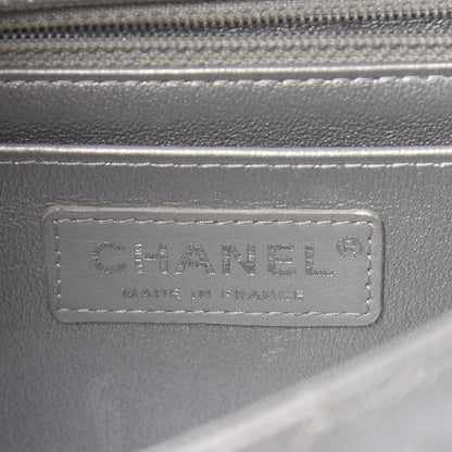 Chanel Metallic Caviar Quilted Mini Rectangular Flap Silver 6 of 11
