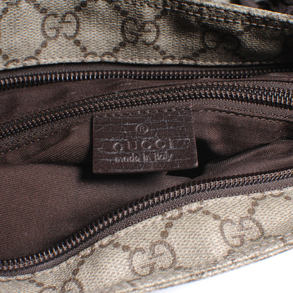 Gucci GG Plus Monogram Flat Messenger Bag Ebony 6 of 8
