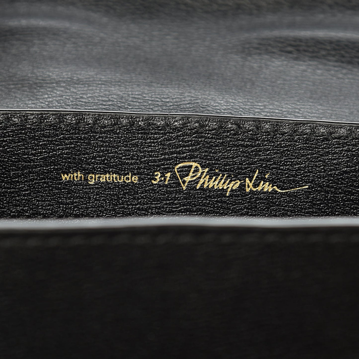 3.1 Embossed Grain Calfskin Pashli Camera Shoulder Bag Black