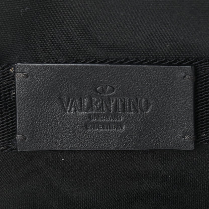 Valentino Garavani Canvas VLTN Print Crossbody Black 9 of 10
