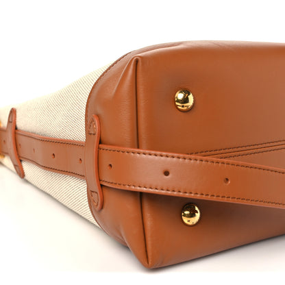 Louis Vuitton Canvas Calfskin Low Key Hobo PM Ecru Cognac 9 of 10