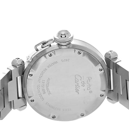Cartier Stainless Steel 35mm Pasha C Big Date Automatic Watch Black 4 of 4