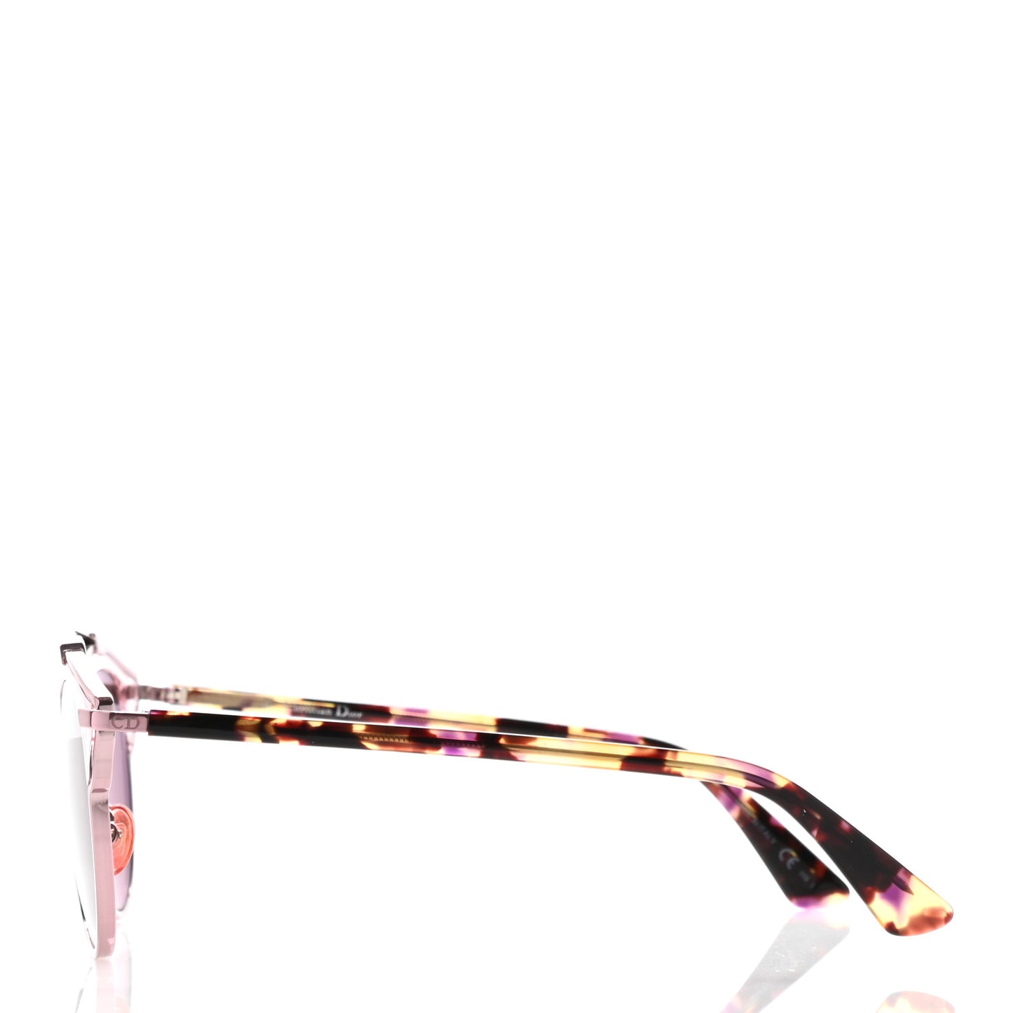 Mirrored So Real Sunglasses Pink Tortoise