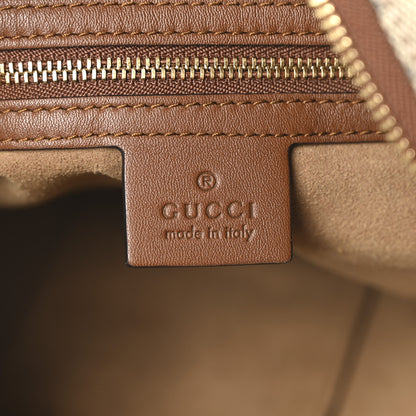 Gucci GG Supreme Monogram Large Linea A Hobo Light Brown 6 of 10