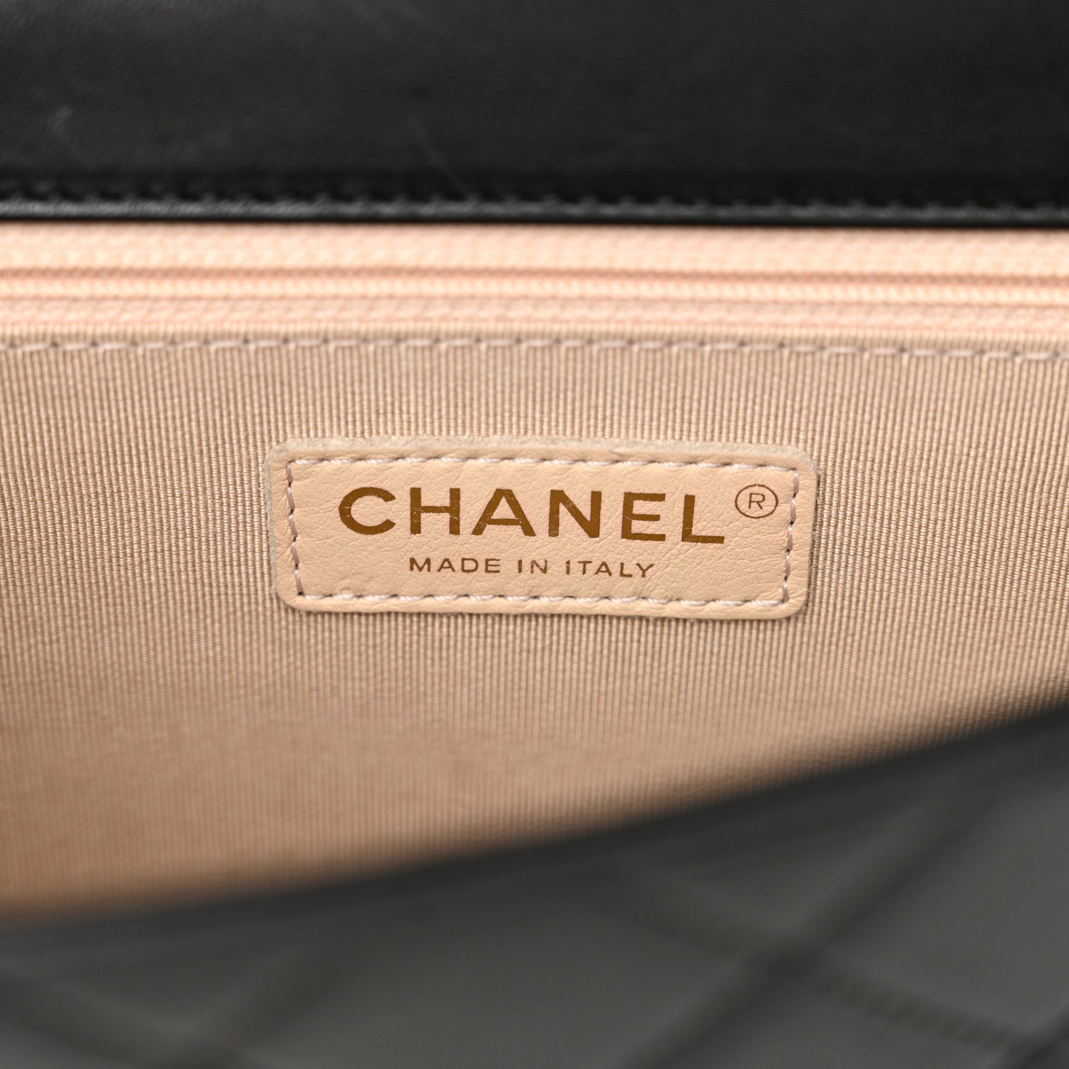 Chanel Lambskin Quilted Large Pearl Chain Flap Bag Black 6 of 10