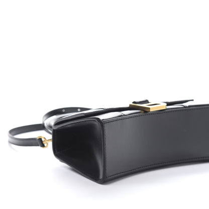 Balenciaga Shiny Box Calfskin Hourglass Top Handle Bag XS Black 7 of 10