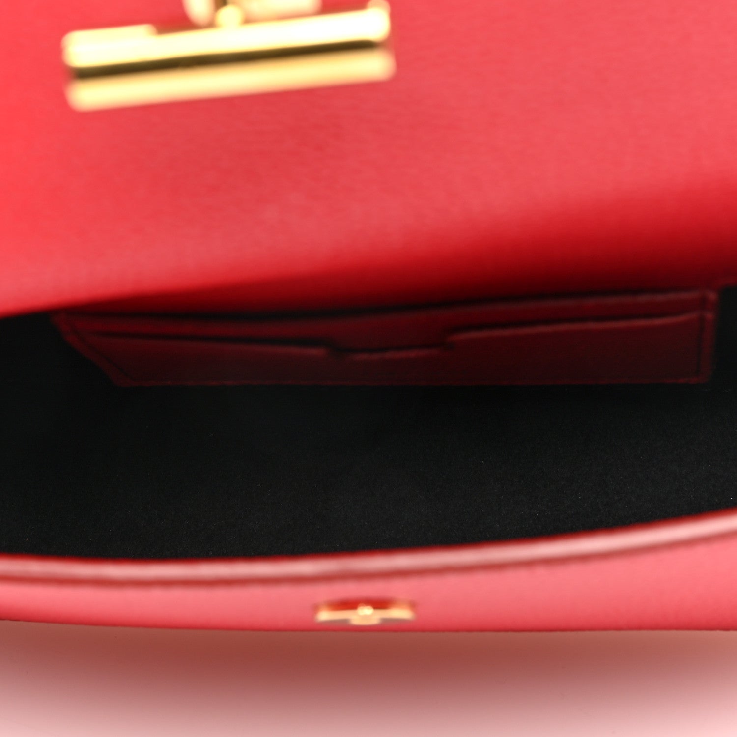 Tom Ford Grained Calfskin Mini Tara Long Strap Crossbody Bag Red 5 of 9