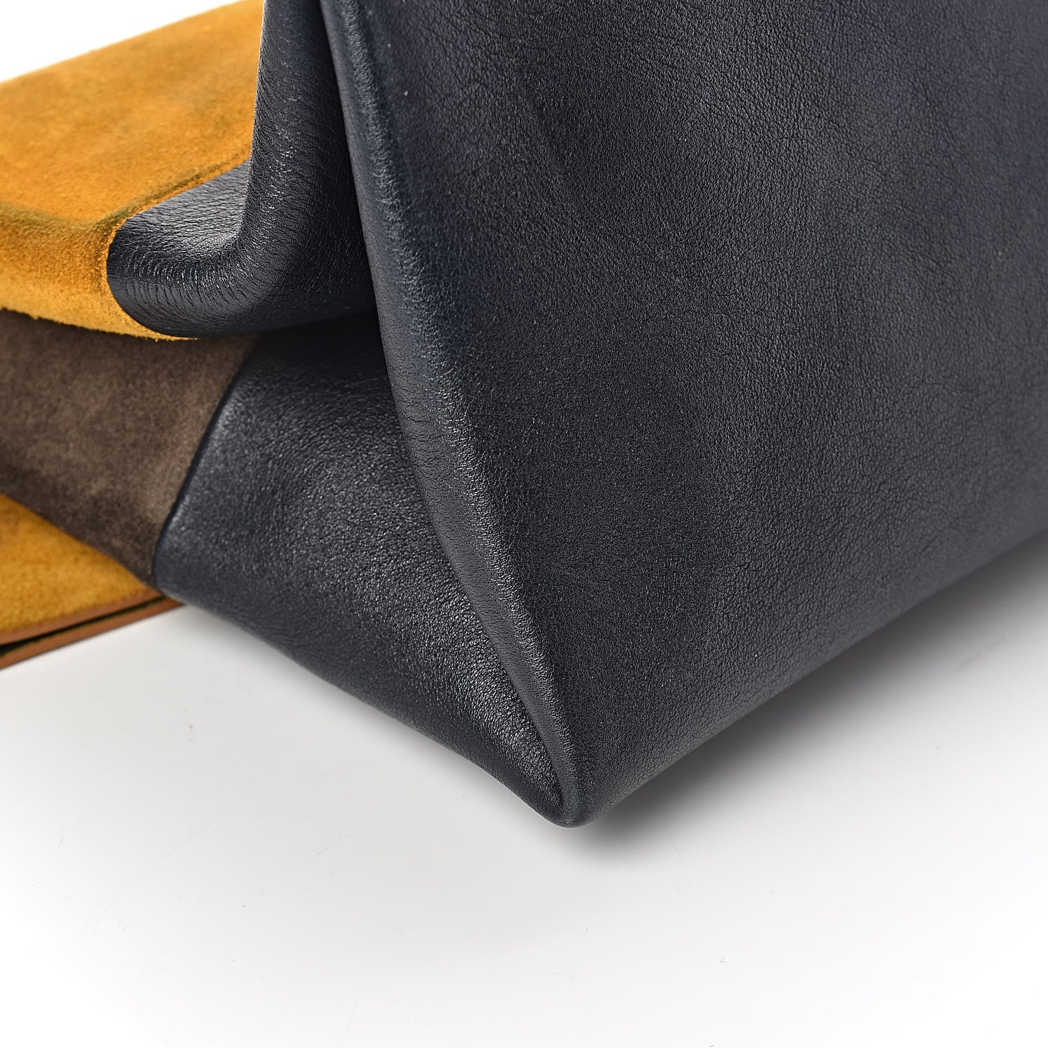 Celine Calfskin Suede All Soft Shoulder Bag Amber 11 of 20