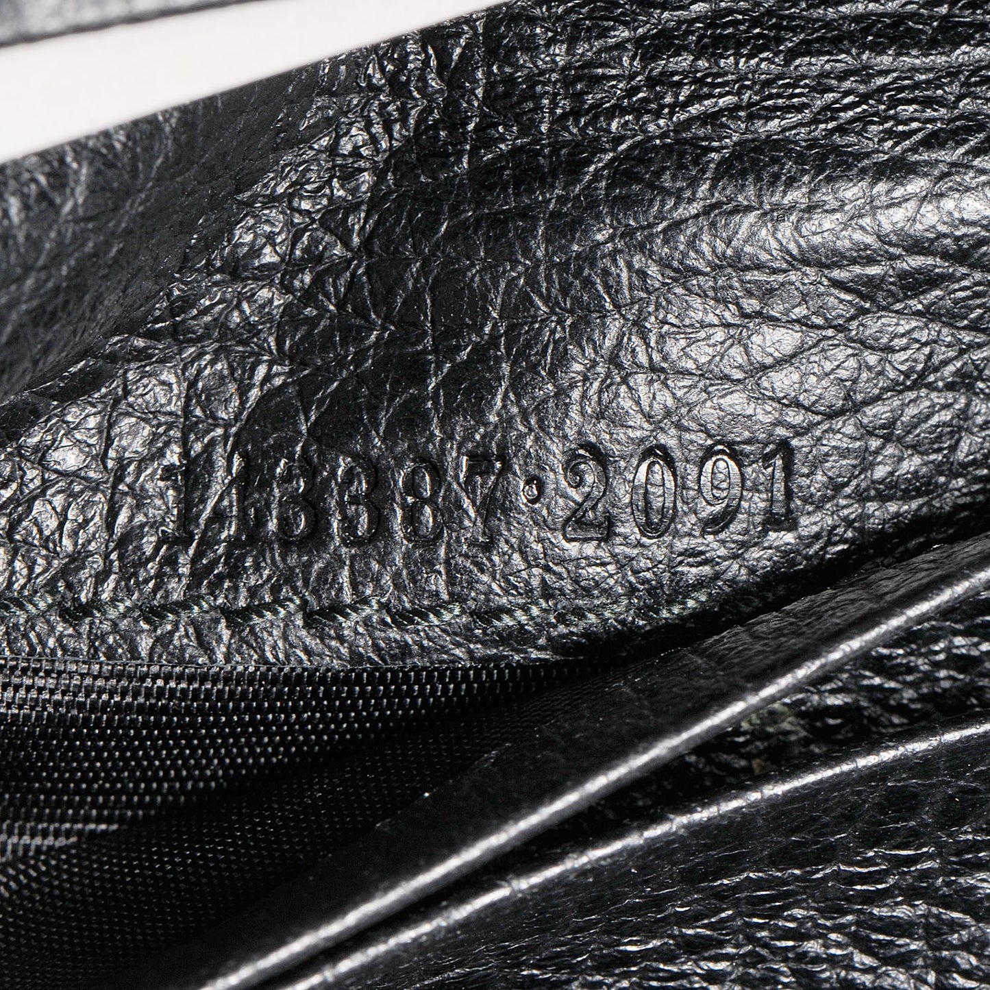 Denim Monogram French Flap Wallet Black