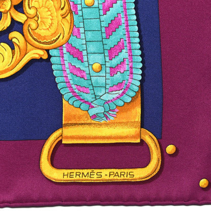 Hermes Silk Boucles Et Galons Du Tsar Scarf 70 2 of 5