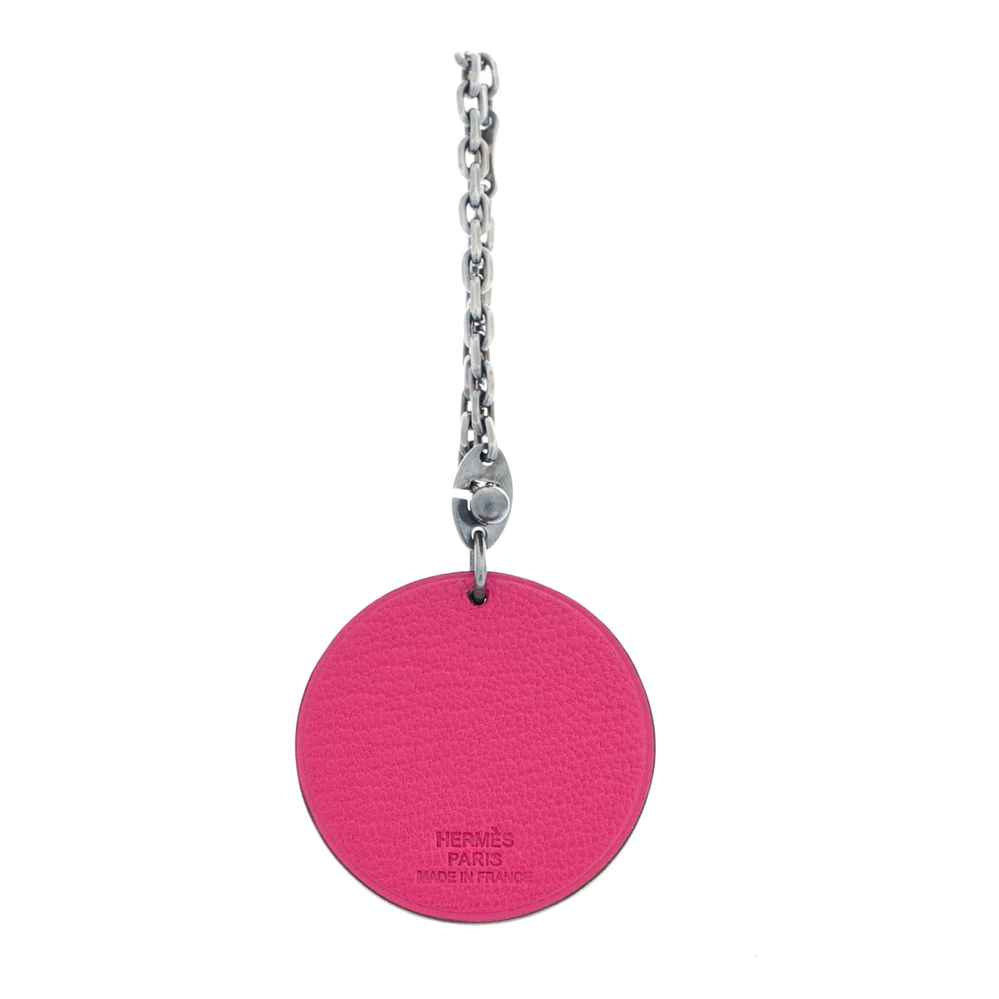 Chevre Mysore Pig Key Chain Pink Rose Shocking