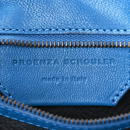 Proenza Schouler Lambskin PS1 Pochette Clutch Blue 8 of 14