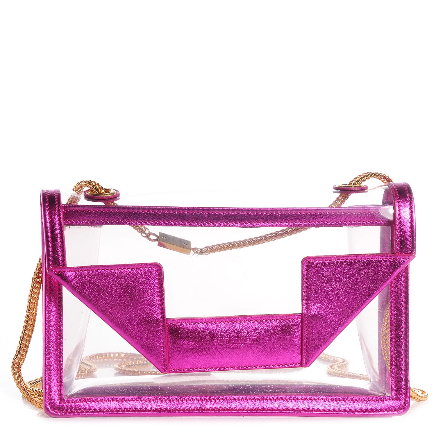 Saint Laurent Vinyl Mini Betty Pink Metal 1 of 8