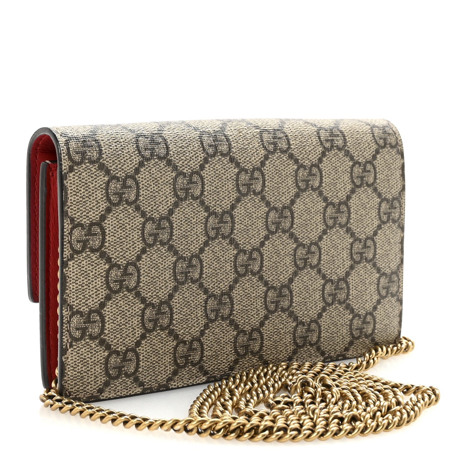 Gucci GG Supreme Monogram Mini Cherry Chain Bag 3 of 9