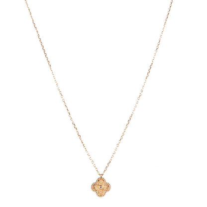 Van Cleef & Arpels 18K Yellow Gold Sweet Alhambra Pendant Necklace 1 of 7