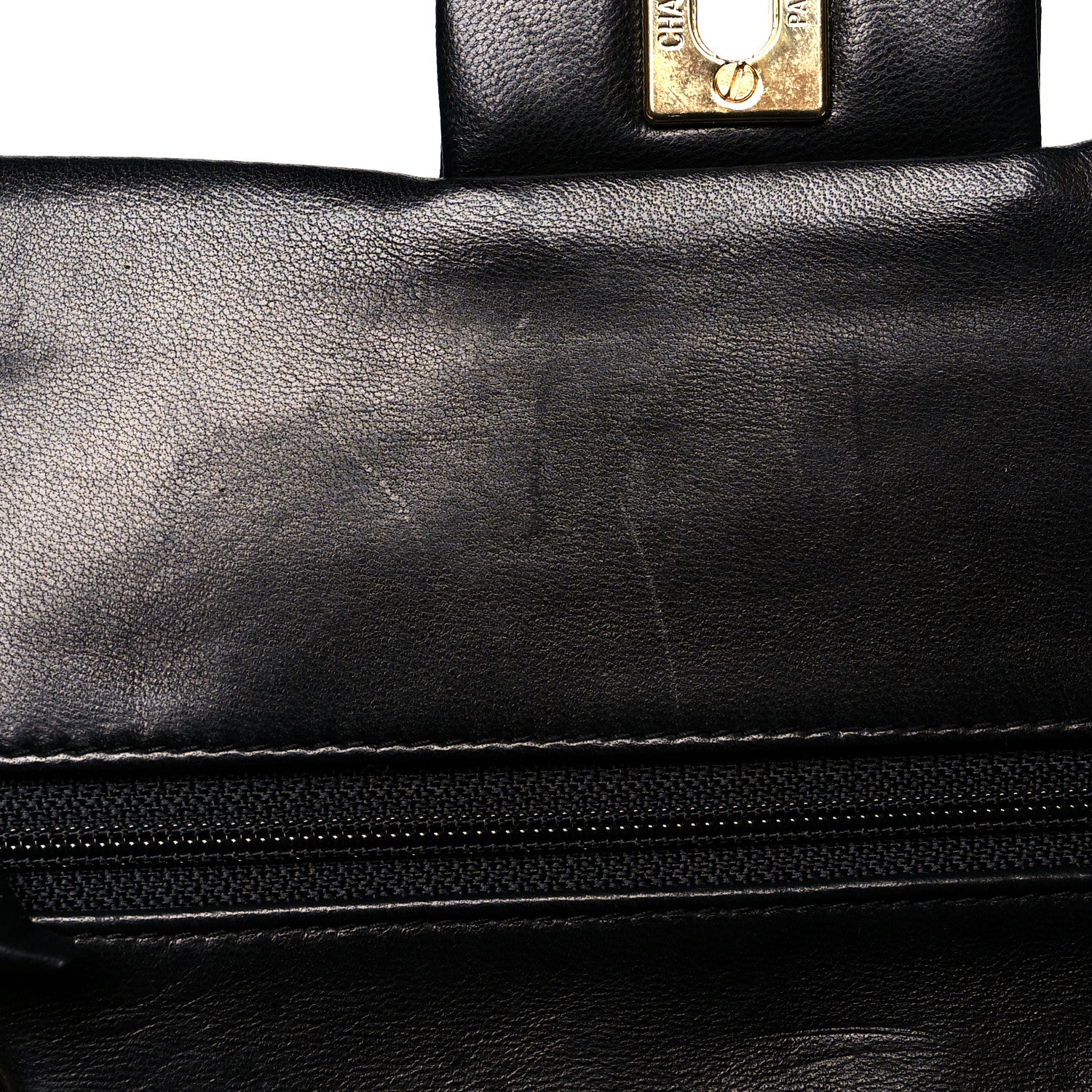 Chanel Lambskin Quilted Small Double Flap Black 13 of 14