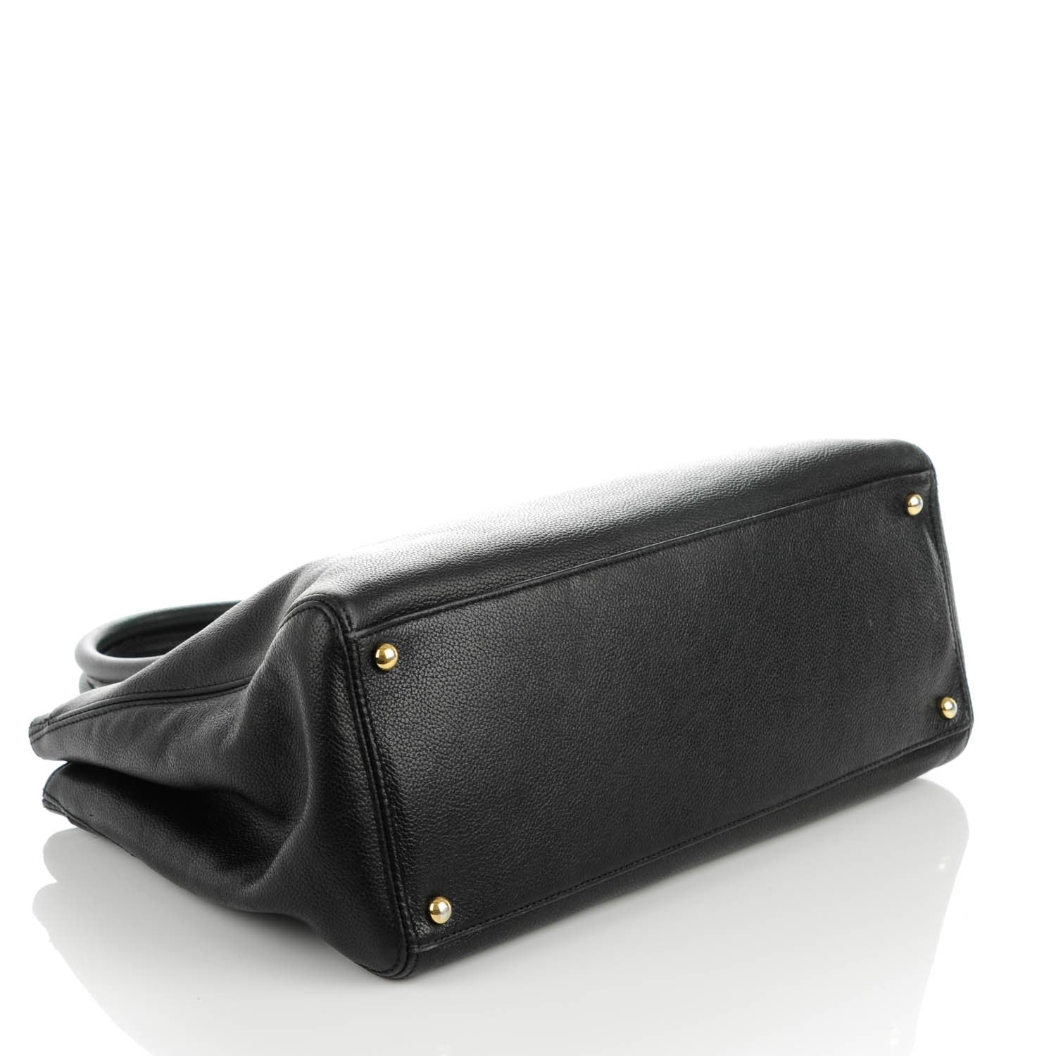 Chanel Calfskin Cerf Executive Shopper Tote Black 4 of 18