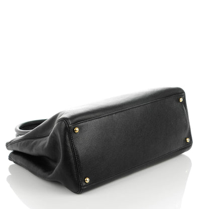 Chanel Calfskin Cerf Executive Shopper Tote Black 4 of 18