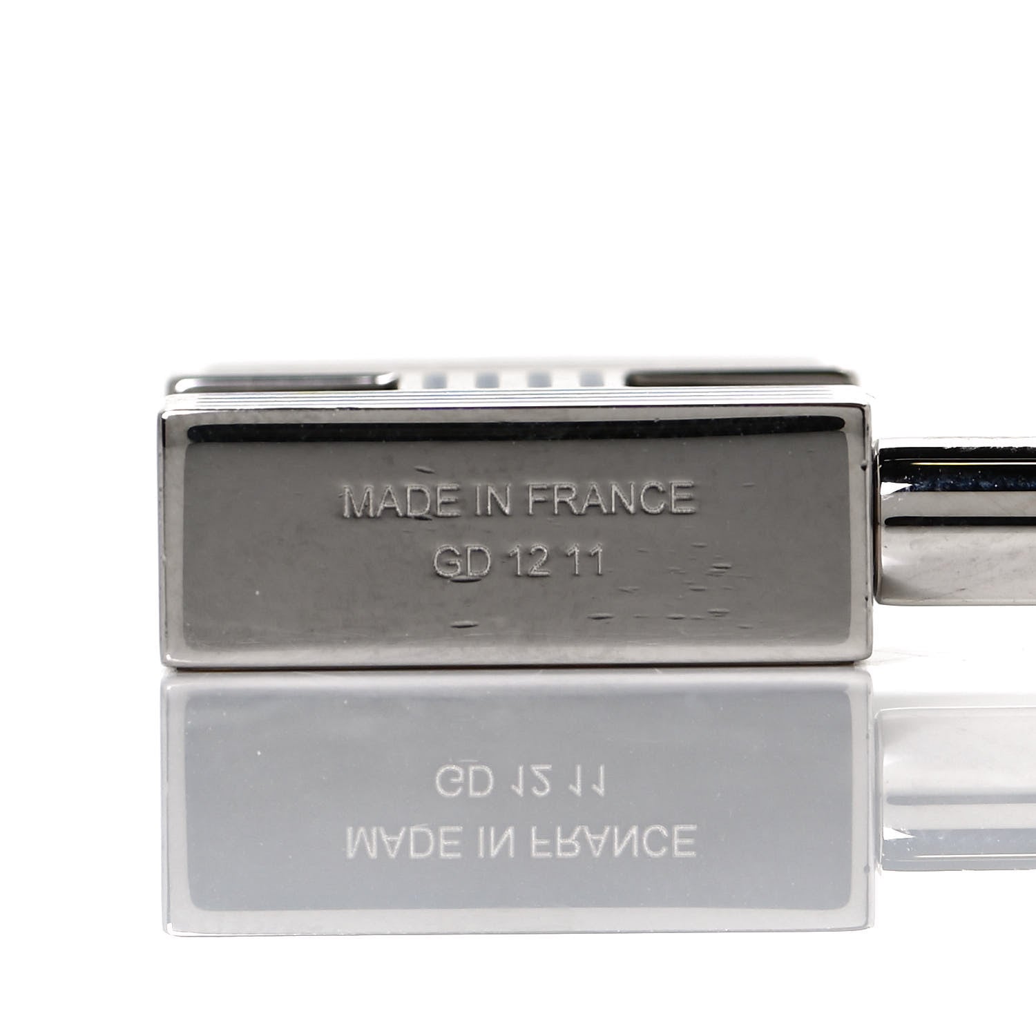 Hermes Lacquered Palladium Cadenas Quizz Rainbow Key Ring Camaieu De Bleus 4 of 5
