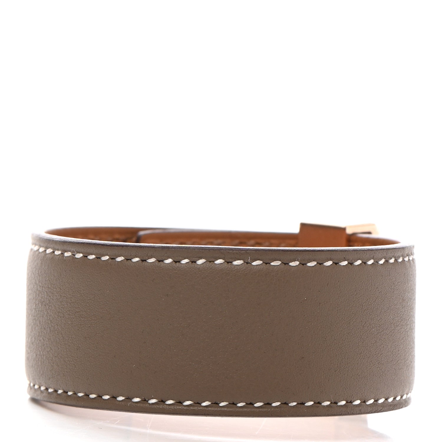 Hermes Swift Collier de Chien CDC 24 Bracelet T2 Etoupe 3 of 6