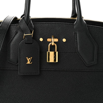 Louis Vuitton Taurillon City Steamer MM Black 7 of 9